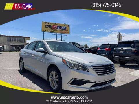 2015 Hyundai Sonata for sale at Escar Auto - 9809 Montana Ave Lot in El Paso TX