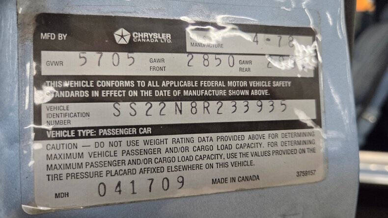 1978 Chrysler Cordoba