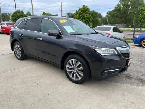 2016 Acura MDX for sale at Azteca Auto Sales LLC in Des Moines IA