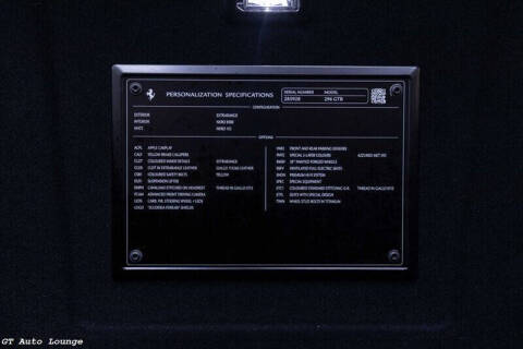 2022 Ferrari 296 GTB