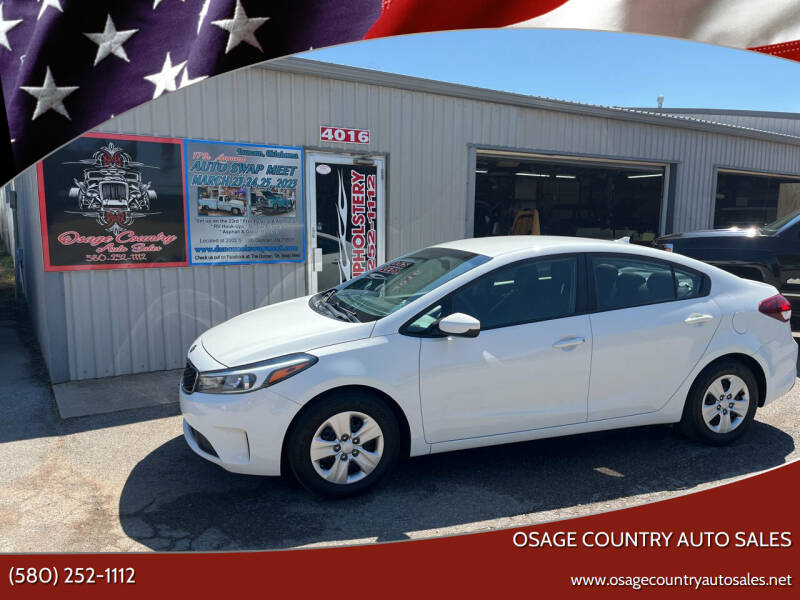 2018 Kia Forte for sale at Osage Country Auto Sales in Duncan OK