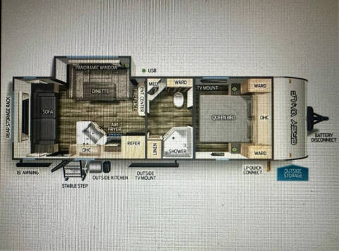 2022 Forest River GREY WOLF