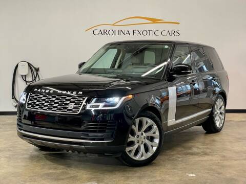 2021 Land Rover Range Rover for sale at Carolina Exotic Cars & Consignment Center in Raleigh NC