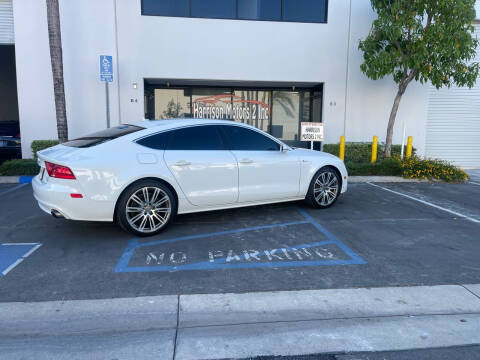 2013 Audi A7 for sale at Harrison Motors 2 INC in Riverside CA