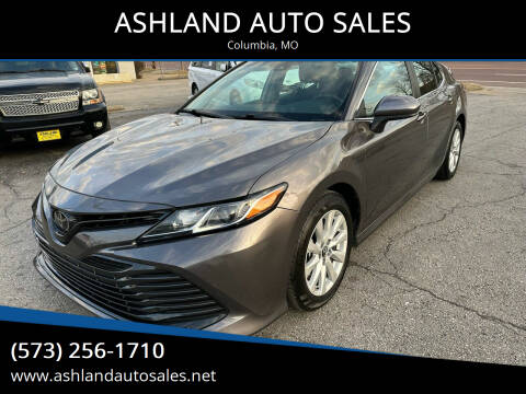 2018 Toyota Camry for sale at ASHLAND AUTO SALES in Columbia MO