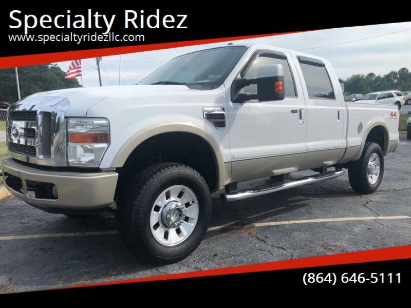 2008 Ford F-250 Super Duty for sale at Specialty Ridez in Pendleton SC