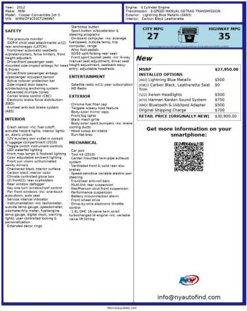 2012 MINI Cooper Convertible S