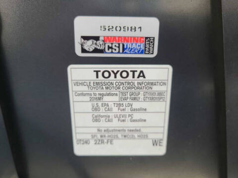 2016 Toyota Corolla L