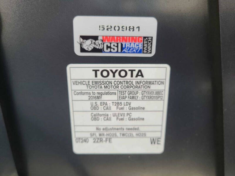 2016 Toyota Corolla L