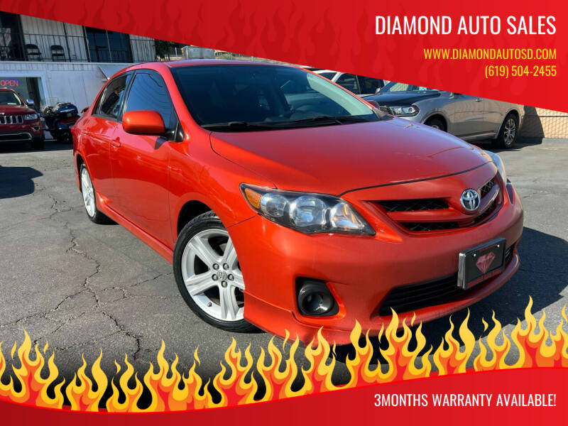 2013 Toyota Corolla for sale at DIAMOND AUTO SALES in El Cajon CA