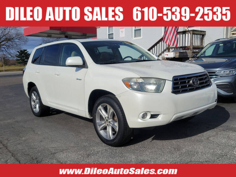 2008 Toyota Highlander for sale at Dileo Auto Sales in Norristown PA