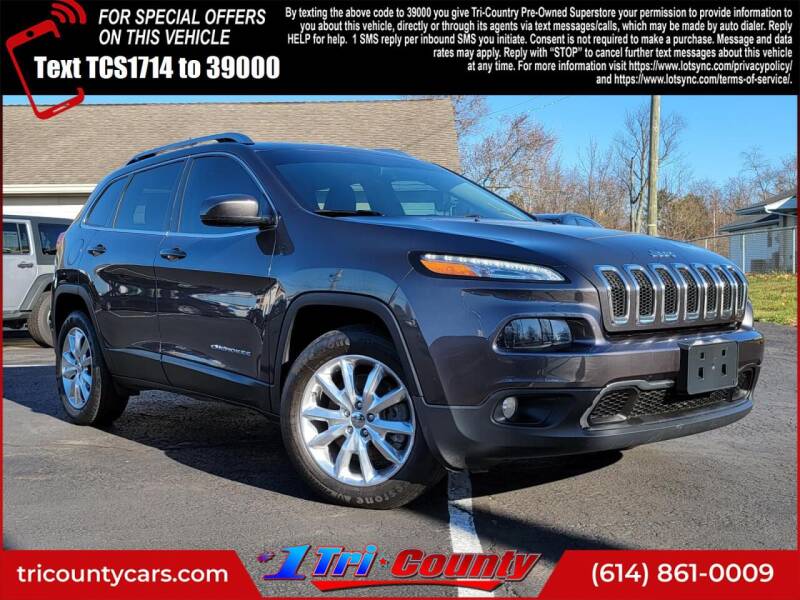 2017 Jeep Cherokee for sale at Tri-County Pre-Owned Superstore in Reynoldsburg OH