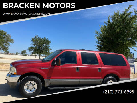 2004 Ford Excursion for sale at BRACKEN MOTORS in San Antonio TX