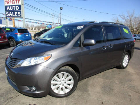 2012 Toyota Sienna for sale at TRI CITY AUTO SALES LLC in Menasha WI