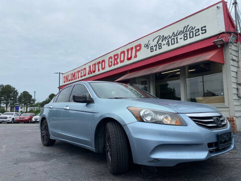 2012 Honda Accord for sale at Unlimited Auto Group of Marietta in Marietta GA