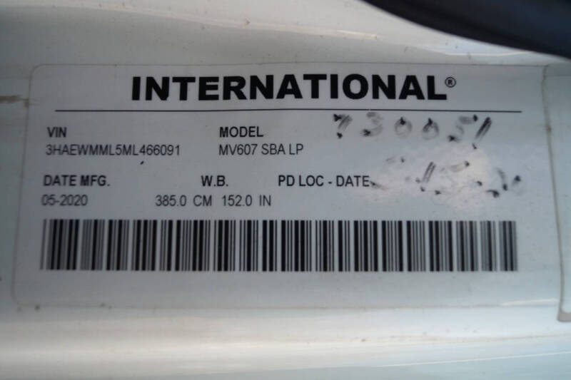 2021 International MV607