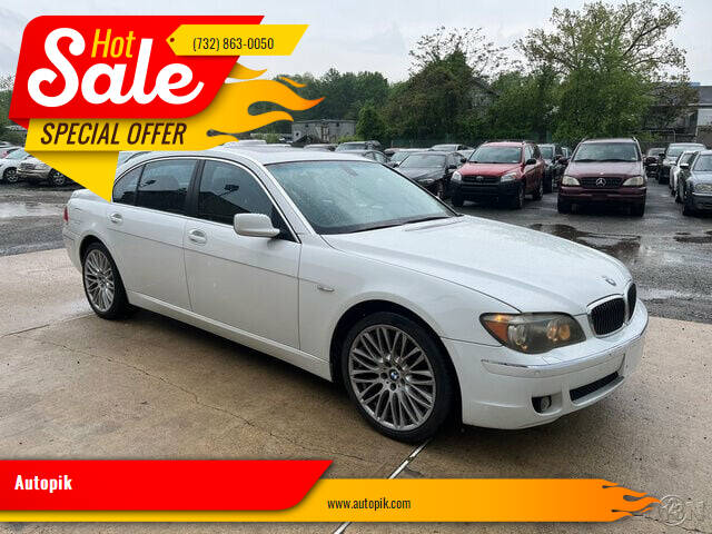 2006 BMW 7 Series for sale at Autopik in Howell NJ