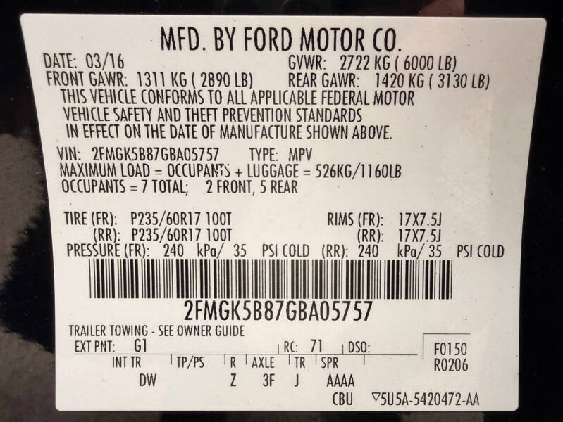 2016 Ford Flex SE