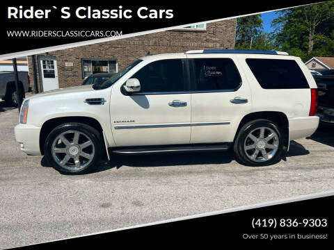 2010 Cadillac Escalade for sale at Rider`s Classic Cars in Millbury OH