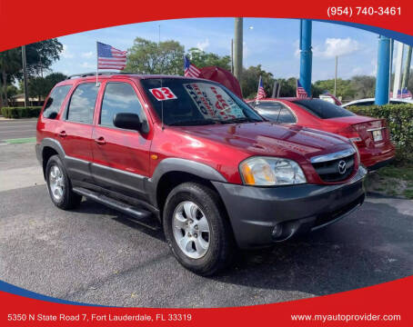 2003 Mazda Tribute for sale at AUTO PROVIDER in Fort Lauderdale FL