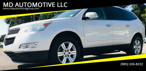 2012 Chevrolet Traverse for sale at MD AUTOMOTIVE LLC in Slidell LA