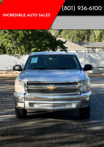 2012 Chevrolet Silverado 1500 for sale at INCREDIBLE AUTO SALES in Bountiful UT