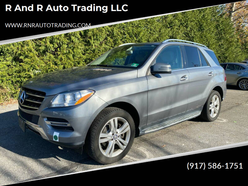 2013 Mercedes-Benz M-Class for sale at R and R Auto Trading LLC in Hackettstown NJ