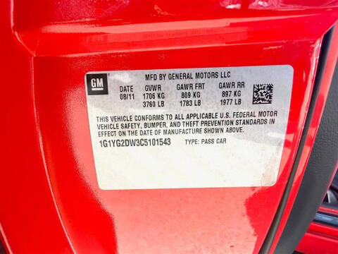 2012 Chevrolet Corvette