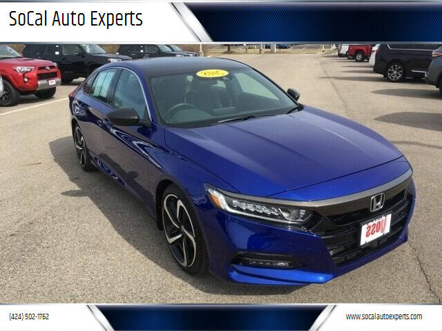 2018 Honda Accord for sale at SoCal Auto Experts in Culver City CA