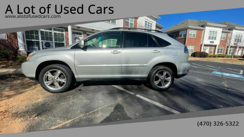 2007 Lexus RX 400h for sale at A Lot of Used Cars in Suwanee GA