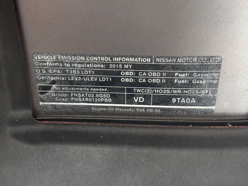 2015 Nissan Rogue SV
