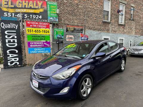 2012 Hyundai Elantra for sale at EL GHALY GROUP 1 Quality used vehicles in Jersey City NJ