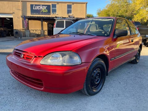 1996 Honda Civic for sale at LUCKOR AUTO in San Antonio TX