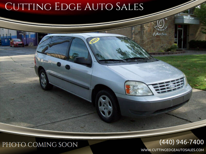 2007 Ford Freestar for sale at Cutting Edge Auto Sales in Willoughby OH
