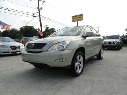 2008 Lexus RX 350 for sale at GREAT VALUE MOTORS in Jacksonville FL