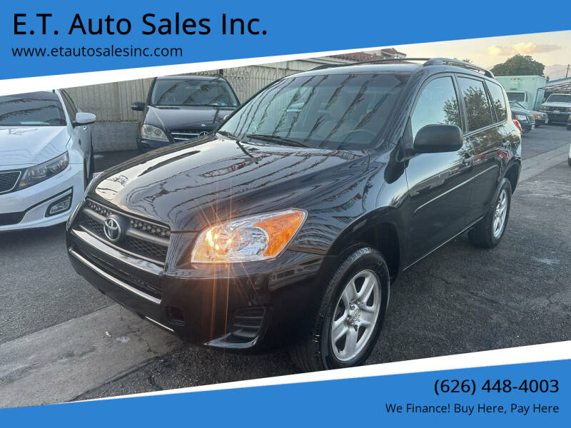2011 Toyota RAV4 for sale at E.T. Auto Sales Inc. in El Monte CA