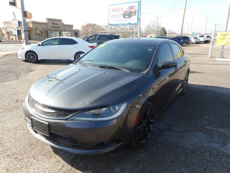 2015 Chrysler 200 for sale at AUGE'S SALES AND SERVICE in Belen NM