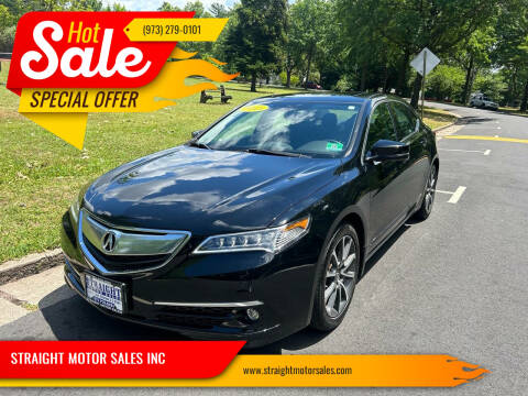 2015 Acura TLX for sale at STRAIGHT MOTOR SALES INC in Paterson NJ