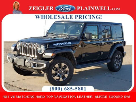 2019 Jeep Wrangler Unlimited for sale at Zeigler Ford of Plainwell- Jeff Bishop in Plainwell MI