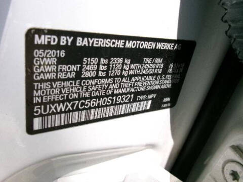 2017 BMW X3 xDrive35i