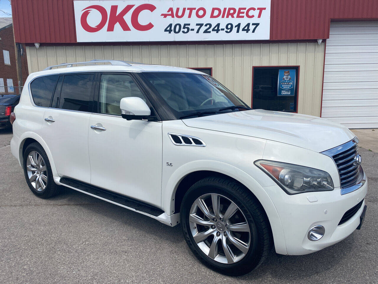 2014 INFINITI QX80 for sale at OKC Auto Direct, LLC in Oklahoma City , OK