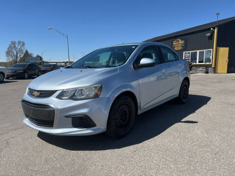 2017 Chevrolet Sonic for sale at BELOW BOOK AUTO SALES in Idaho Falls ID