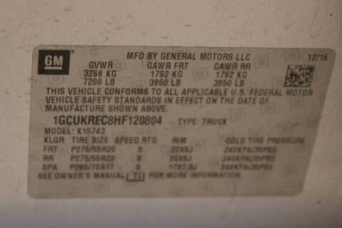 2017 Chevrolet Silverado 1500 LT