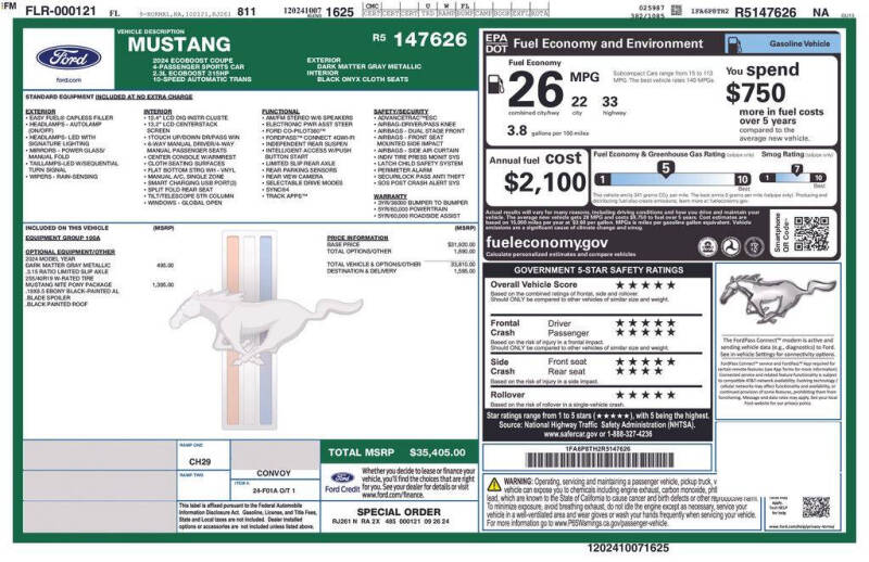2024 Ford Mustang EcoBoost