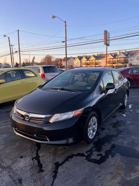 2012 Honda Civic for sale at Jay's Auto Sales Inc in Wadsworth OH