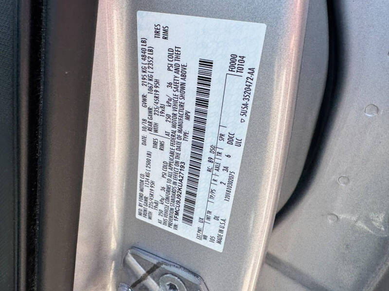 2019 Ford Escape Titanium