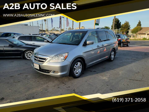 2006 Honda Odyssey for sale at A2B AUTO SALES in Chula Vista CA