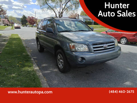 2005 Toyota Highlander for sale at Hunter Auto Sales in Allentown PA