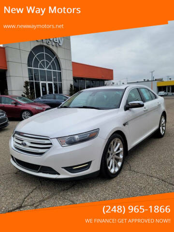 2015 Ford Taurus for sale at New Way Motors in Ferndale MI