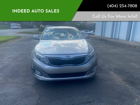 2015 Kia Optima for sale at Indeed Auto Sales in Lawrenceville GA